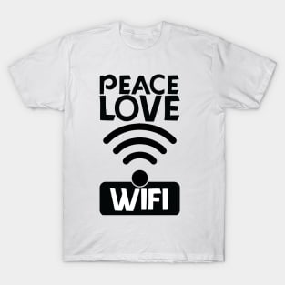 love peace wifi T-Shirt